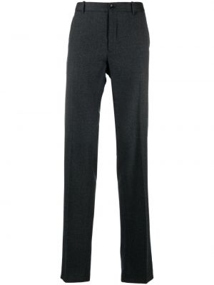 Plstěné vlněné kalhoty Incotex šedé