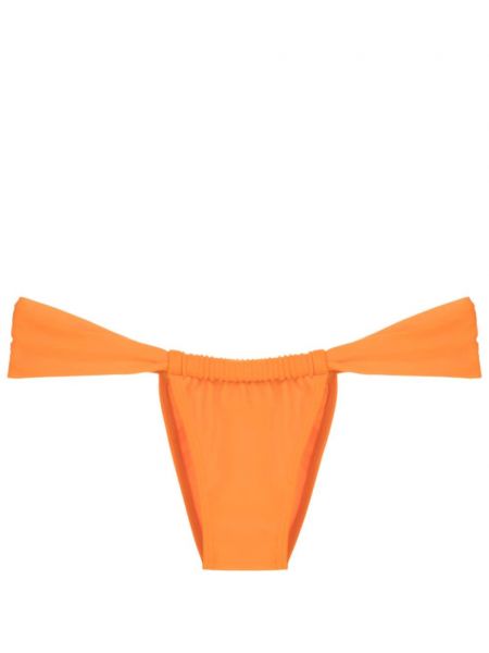 Bikini taille basse drapé Amir Slama orange