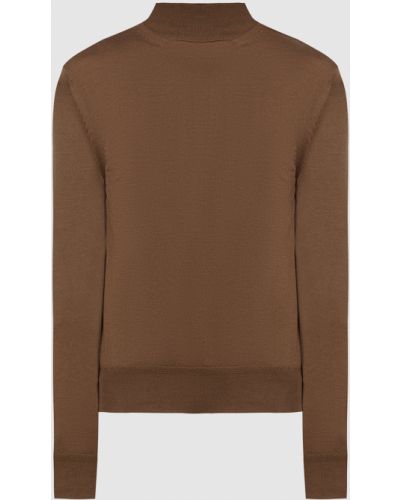 Шелковый свитер Tom Ford коричневый