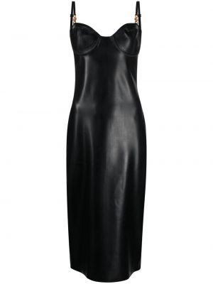 Sukienka bez rękawów Versace czarna