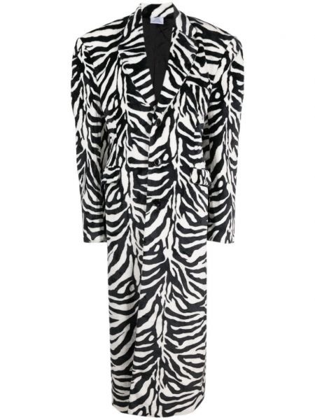 Mantel mit zebra-muster Vetements