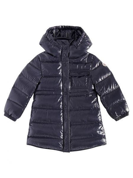 Ned kåpe for jenter Moncler Enfant blå