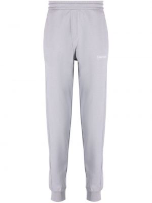 Pantalon de joggings à imprimé Calvin Klein bleu