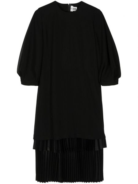 Rovné šaty Noir Kei Ninomiya černé
