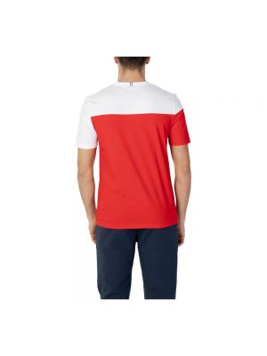 Camisa manga corta Le Coq Sportif rojo