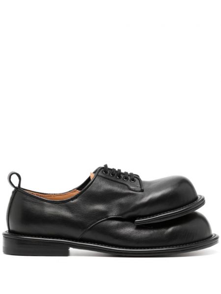 Ниски обувки с връзки с дантела Comme Des Garçons Homme Plus черно