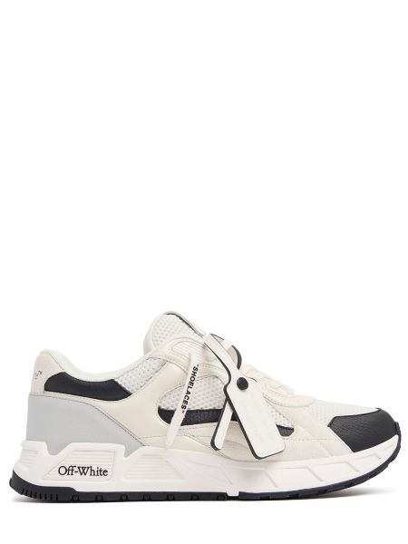 Sneakers di pelle Off-white bianco