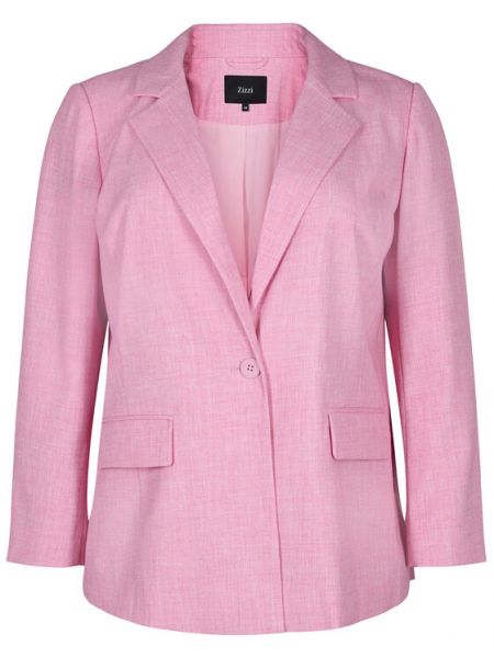 Длинная куртка Zizzi розовая