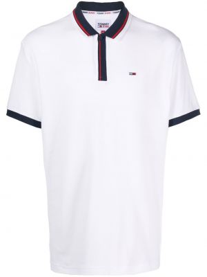 Poloskjorte Tommy Jeans hvit