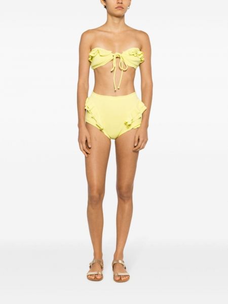 Bikini z falbankami Clube Bossa żółty