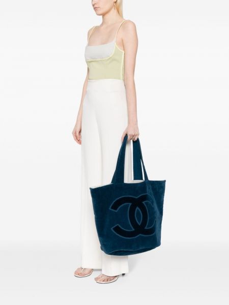 Shopper handtasche Chanel Pre-owned blau