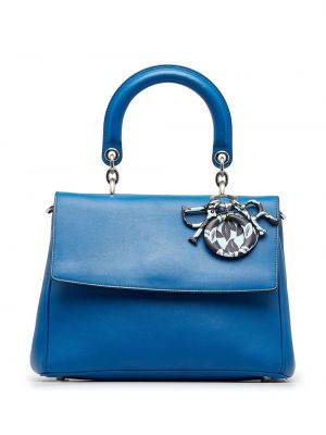 Nákupná taška Christian Dior modrá