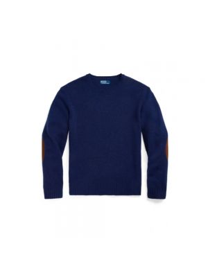 Sweter z kaszmiru Polo Ralph Lauren niebieski