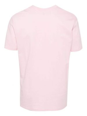 Bavlněné tričko s potiskem Egonlab růžové