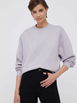 Bluza Calvin Klein fioletowa
