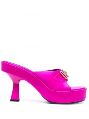 Slip-on сандали Versace розово