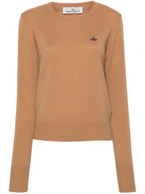 Пуловер Vivienne Westwood кафяво