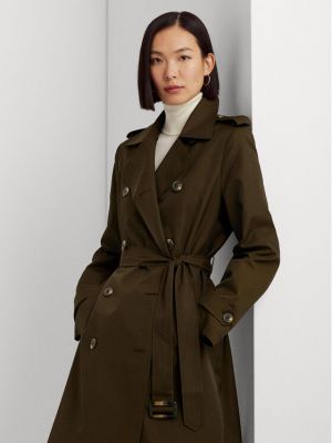 Παλτό Lauren Ralph Lauren πράσινο