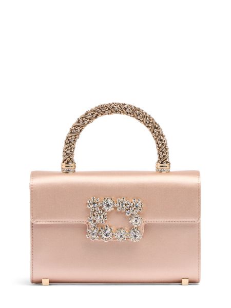 Spænde blomstret satin mini taske Roger Vivier