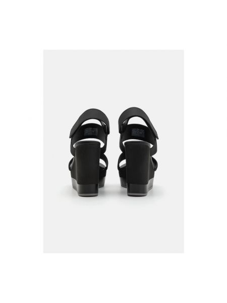 Sandalias de nailon con plataforma Calvin Klein negro