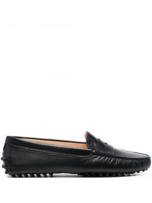 Loafers i läder Tod's svart