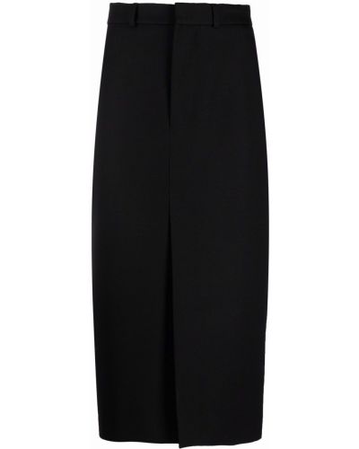 Falda de tubo ajustada Ami Paris negro