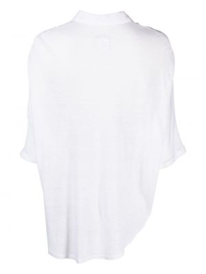 Koszula asymetryczna 120% Lino biała
