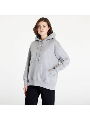 Oversized fleece pullover Nike γκρι