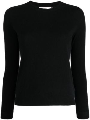 Kašmírový sveter s okrúhlym výstrihom Arch4 čierna