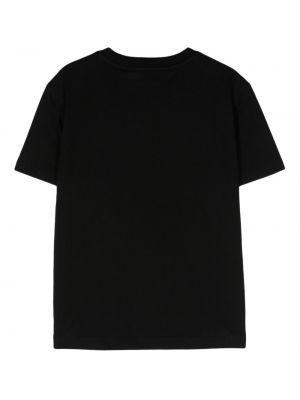 Bavlněné tričko Just Cavalli černé