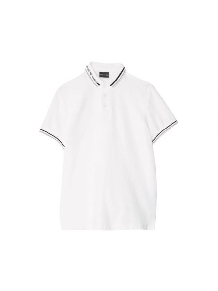 Koszulka klasyczna Emporio Armani biała