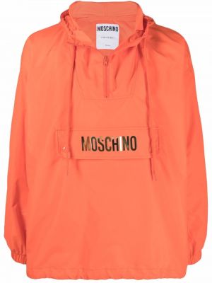 Kort jacka med huva Moschino orange