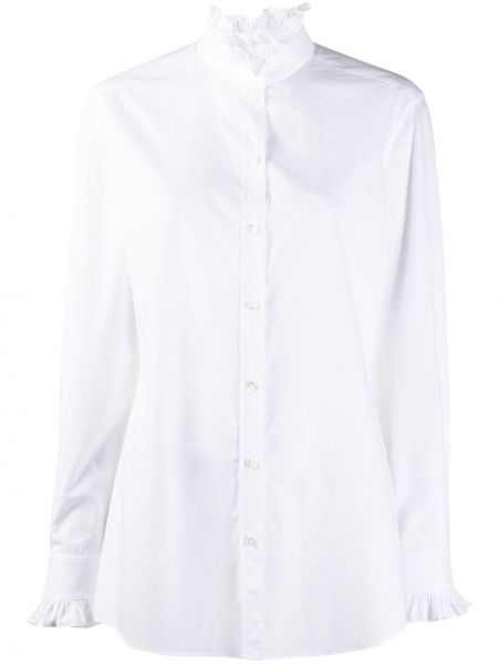 Camisa con volantes Dolce & Gabbana blanco
