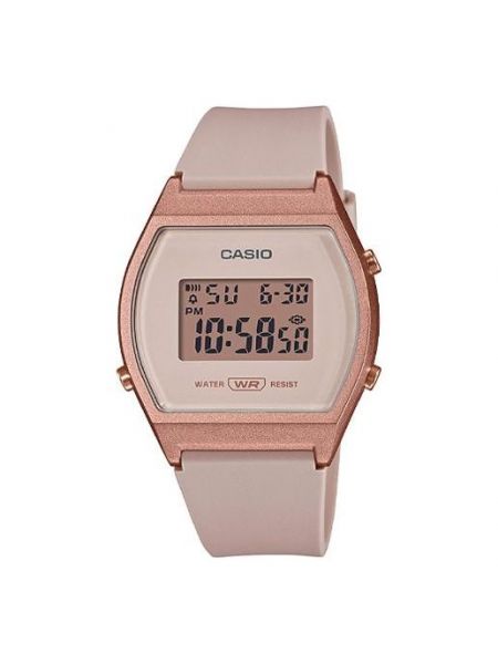 Водонепроницаемые часы из розового золота Casio