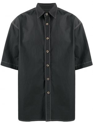 Camisa manga corta Nanushka negro