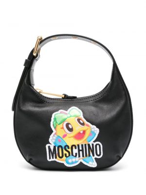 Kožená nákupná taška Moschino