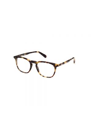 Okulary Moncler brązowe