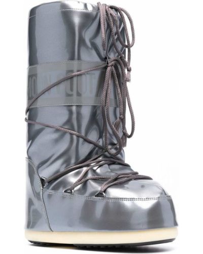 Botas de nieve con cordones Moon Boot gris