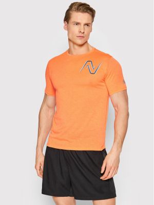 Спортна тениска New Balance оранжево