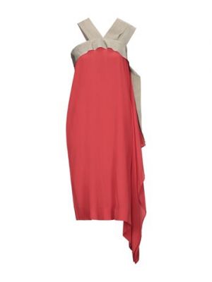 Платье до колена Pierantonio Gaspari, красное