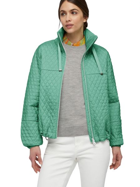 Куртка с высоким воротником Geox зеленая