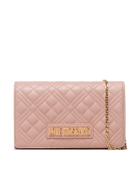 Clutch torbica Love Moschino ružičasta