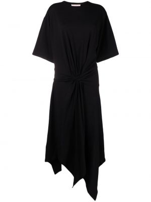 Asymetrické midi šaty Alexandre Vauthier černé