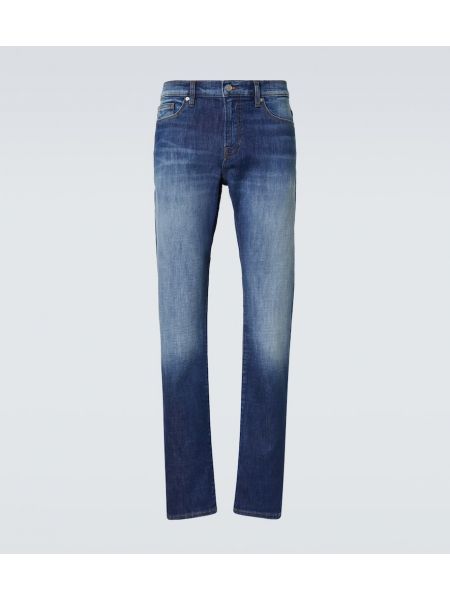 Slank skinny jeans Frame blå