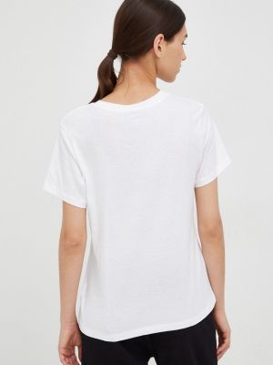 Bavlněné tričko Marmot bílé