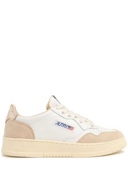 Semsket skinn sneakers Autry