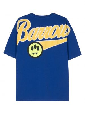 Kokvilnas t-krekls ar apdruku Barrow zils