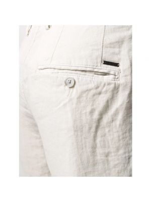 Pantalones cortos de algodón Hugo Boss blanco