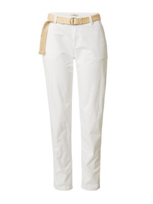 Chino hlače Esprit bijela