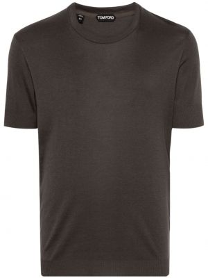 Džersis marškinėliai velvetinis Tom Ford pilka